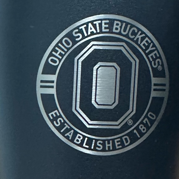 Ohio State Buckeyes Established 1870 Thermo Tumbler, Black, 24oz - Picture 3 of 7